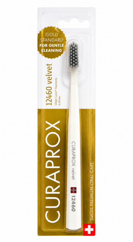 Curaprox 12460 Velvet зубна щітка (1шт) Колір: Білий