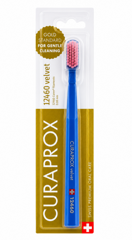 Curaprox 12460 Velvet зубна щітка (1шт) Колір: Синій