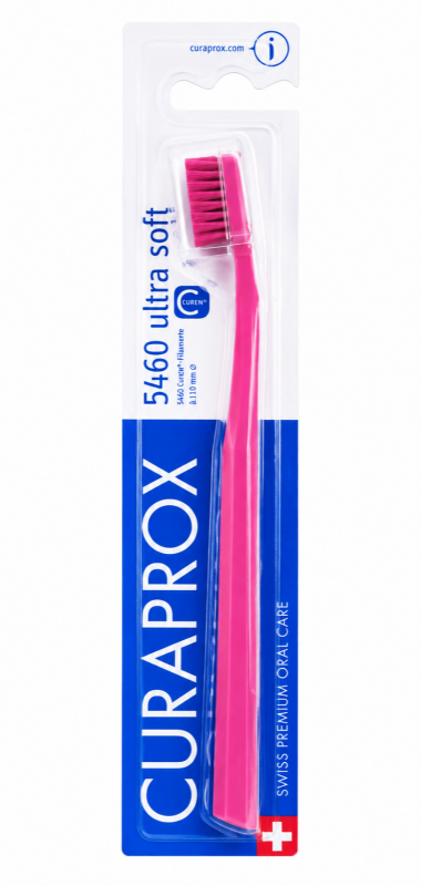 Curaprox Ultra Soft 5460 (1 шт) Зубнa щітка (індивідуально упакована) Колір : Малиновий