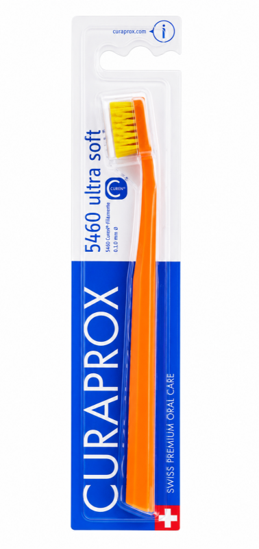 Curaprox Ultra Soft 5460 (1 шт) Зубнa щітка (індивідуально упакована) Колір : Помаранчевий