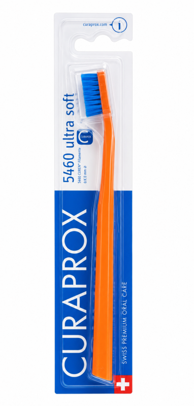 Curaprox Ultra Soft 5460 (1 шт) Зубнa щітка (індивідуально упакована) Колір : Помаранчевий