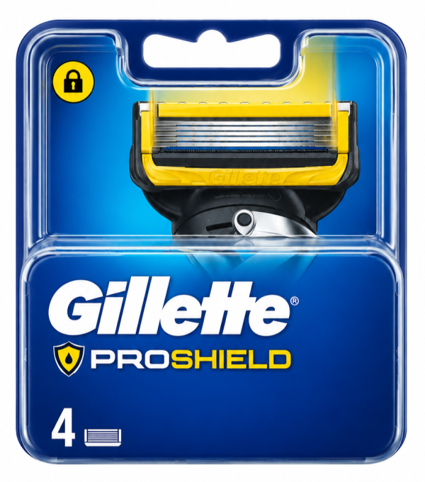 Gillette Proshield (4 шт) Plastic
