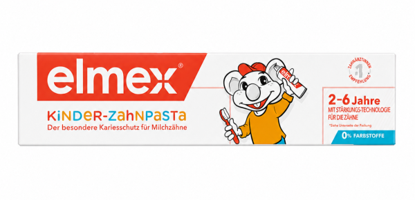 Elmex Зубна паста дитяча (від 2 до 6 років) 125 мл