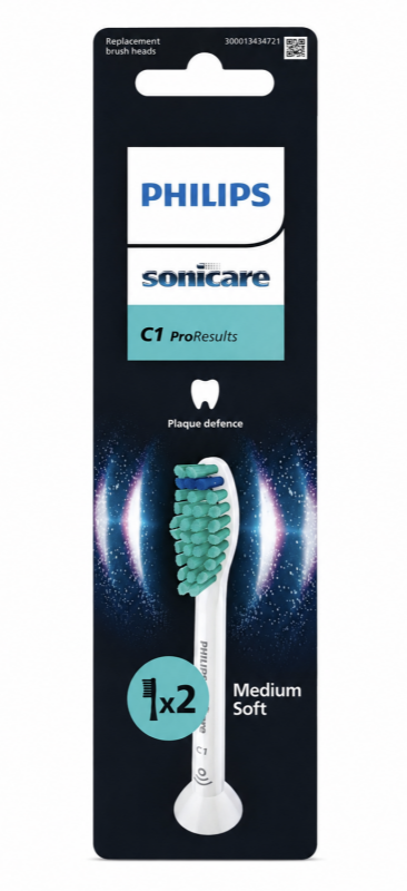 Philips Sonicare C1 ProResults (2шт) Білі Насадки для електричної щітки
