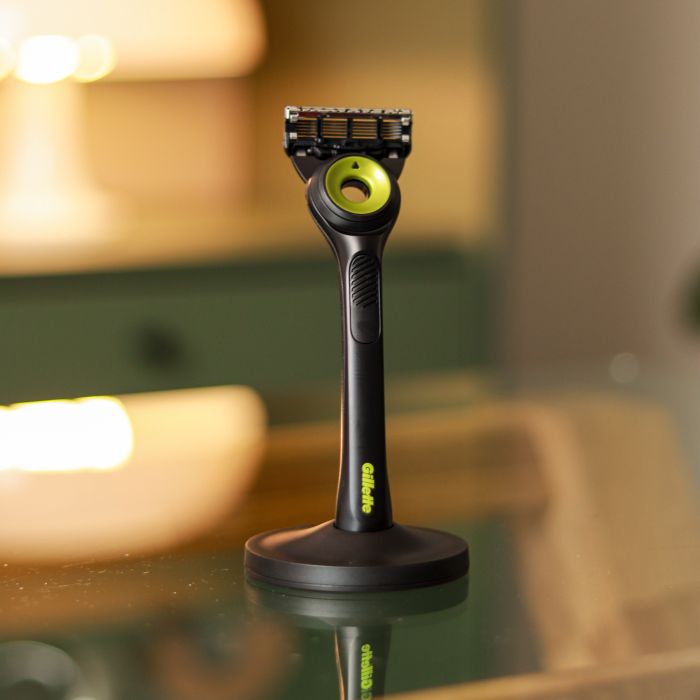 Gillette Labs 1 Neon Night Станок для гоління чоловічий + підставка