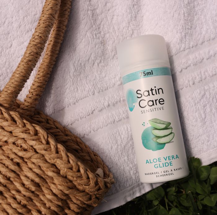 Venus Satin Care Гель для гоління жіночий Aloe 75 мл (travel версія)