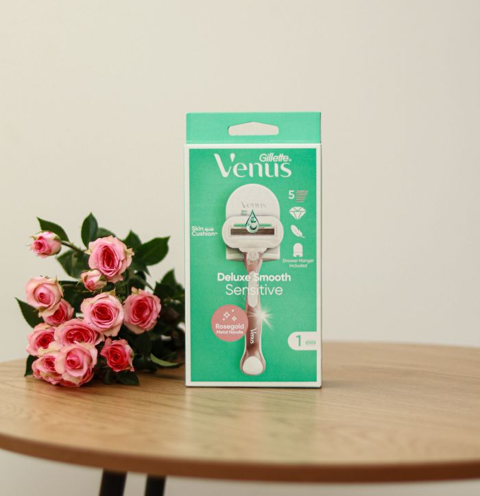 Venus Deluxe RoseGold 1 Жіночий станок для гоління