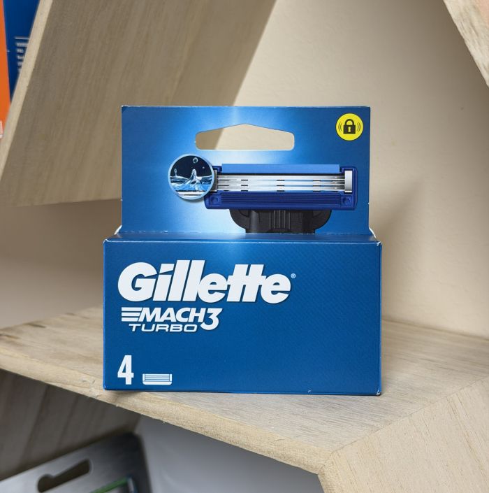 Gillette Mach3 Turbo (4 шт) New Pack