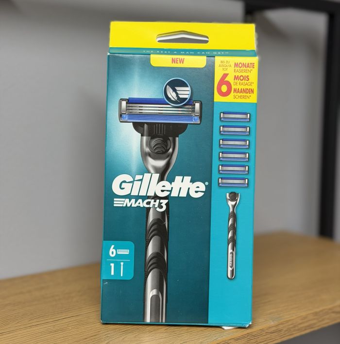 Gillette Mach 3 +6 картриджів Станок для гоління