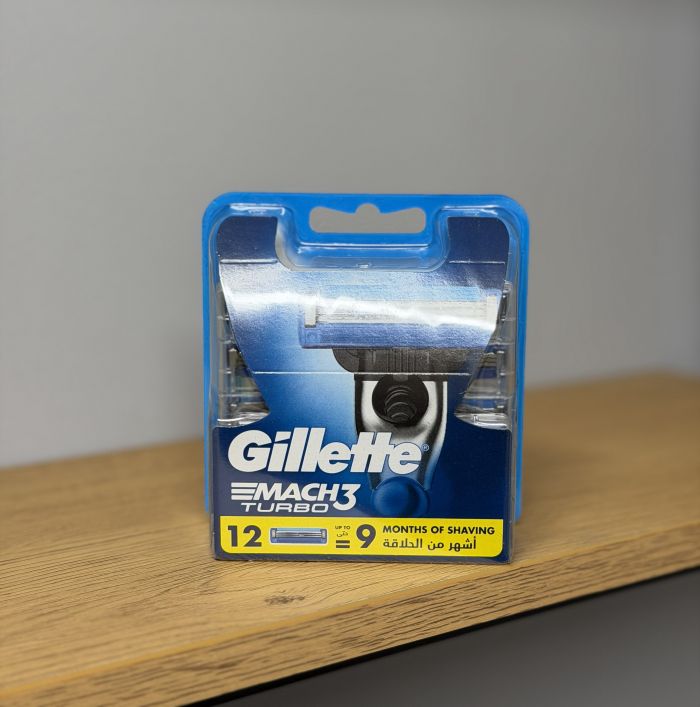 Gillette Mach3 Turbo (12 шт) Пластик