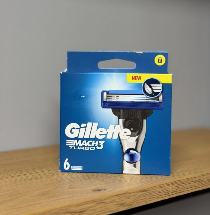 Gillette Mach3 Turbo (6 шт) New Pack